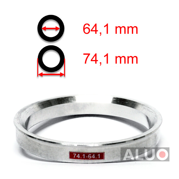 Aluminijasti centrirni obročki 74,1 - 64,1 mm ( 74.1 - 64.1 )