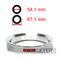 Aluminijasti centrirni obročki 67,1 - 54,1 mm ( 67.1 - 54.1 )